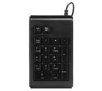 UPALDHOU La Cottura della Tastiera Cablata Illumina il Tricolor Digitale USB Che Respira da 19 Nuvole per il Gioco/La quantità di ufficio: 1 (BLACK)