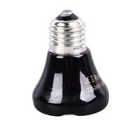 UPALDHOU Lampada di Calore di Rettile Non in Luce Lampadina di Calore Sicuro per Ideali per Animali Domestici, Pappagalli in Ceramica (100W)