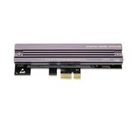 UPALDHOU M.2 PCIE FAST 750 MBS PCIE 4.0 X1 X8 X16 Adattatore per 2230 2242 2260 2280 WINLINUXOS X LEGA ALLUMINUM per Computer Portatile