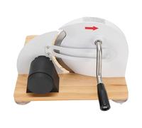 UPALDHOU Macchina a Fessura del Pane Manuale con di Trasmissione per Ingranaggi, Base di Aspirazione, Gestione Comoda per Fette Uniformi, funzionalità Multiuso, Costruzione di Livello Commerciale,