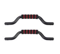 UPALDHOU Maniglie per Roll Bar, Maniglia Ergonomica in Lega di Alluminio Dal Design Curvo con Accessori di Montaggio, per Bronco 2021 2024 2 Porte 4 Porte (BLACK)