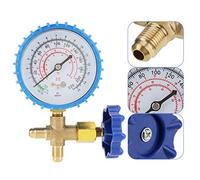UPALDHOU Manometro per Condizionatore D'Aria, Utensile di Controllo | Letture ad alta precisione, sigillate contro lo sfiato, compatibili con R410A, R22, R134A, R404A