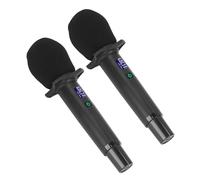 UPALDHOU Microfono Professionale Karaoke Mic Dynamic Coil Design con Funzione Reverbica Batteria da 1500Mah per Studio Stage Box/Cover Canta