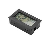 UPALDHOU Mini Termometro Igrometro con Display LCD, Misurazione della Temperatura da -50 a 70 ℃, Intervallo di umidità del 1099%, Incubatrici in Materiale Plastico e Terrari per Animali Domestici