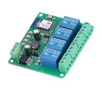 UPALDHOU Modulo Relè WiFi con 4 e Timer | Telecomando APP, compatibile con la casa intelligente, materiale PCB, feedback sullo stato in tempo reale