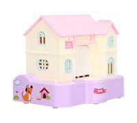 UPALDHOU Nice Dog House Money -Box con Effetti di Musica Leggera, Plastic Bank of Electric Rapine per Bambini, Giocattoli Educativi per Insegnare la Gestione Finanziaria (Cane fortune viola)