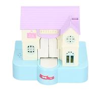 UPALDHOU Nice Dog House Money -Box con Effetti di Musica Leggera, Plastic Bank of Electric Rapine per Bambini, Giocattoli Educativi per Insegnare la Gestione Finanziaria (cane fortunato blu)
