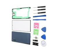 UPALDHOU Nota 10 Plus Dietro e Sostituzione dello Schermo di Vetro Anteriore e Anteriore per gli Amanti del Fai -da -te (BLACK)