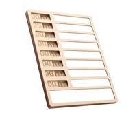 UPALDHOU Organizzatore di attività in Legno Segnale di Pianificazione Quotidiana Efficiente per L'ufficio, la Casa e il Materiale del Legno di Studente Maledetto
