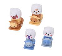 UPALDHOU Pack-Wind sugli Animali Giocattoli per Animali, Manuale ABS Giocattoli per Domestici per Bambini, Sviluppare Sottili capacità Motorie, Meccanismo di Avvolgimento per Genitore-Figlio