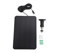 UPALDHOU Pannello Solare, Videocitofono da 10 W Caricatore da Pannello Portatile Resistente All'acqua con Uscita USB di Tipo C per Smartphone Tablet da Esterno