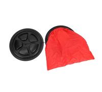 UPALDHOU Piastra di Coperta da 8 Pollici, Comoda Borsa per Attrezzi con Spazio per Gli Strumenti di Manutenzione, Copertura del Boccaporto Sigillante con Coperchio Circolare Rotondo per (Black)