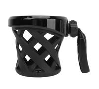 UPALDHOU Portabicchieri per Bevande Portabicchieri per Moto in Alluminio e Gomma Leggero e Robusto Elevata Durezza per Gold Wing DCT 2018 2023 Touring Riders Open Road Use (BLACK)