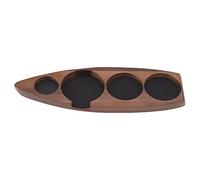 UPALDHOU Sabels di Supporto in Legno a Base di Legno Resistente Lampada di Precisione in Cucina Domestica (Noce Grande per 58mm/2.3in)