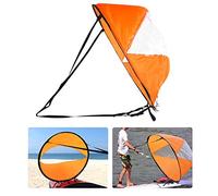 UPALDHOU Sail a Vela a Vela di Kayak Piegabile Gonfiabile con Venatura Ampia Vista Ad Alta Trasparenza Vista Cassabiner Connessione Design Compatto per Barche Gonfiabili Kayaks
