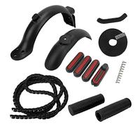 UPALDHOU Set di MubGuard Scooter Electric: Kit di Accessori in Silicone Che Non Fallisce per Gli Scooter (Black)