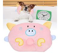 UPALDHOU Simpatico Cuscino a Forma di Maiale Cartone Animato, Cuscini per Dormire per Cani e Gatti, Materiale in Tessuto Resistente, Design Unico e Adorabile, Protegge la Colonna Vertebrale (Roseo)