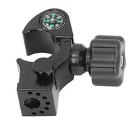 UPALDHOU Staffa per Supporto per Asta da 32 Mm con Vite in Metallo, Supporto Universale per Raccolta Dati con Bussola, Struttura in Lega di Alluminio