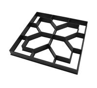UPALDHOU Stampo per Calcestruzzo, Finitrice Riutilizzabile Fai da Te, in Plastica ABS, per Giardino, Patio, Lavorazione, 40 X 40 X 4 Cm, Facile Creazione di Percorsi e Passerelle