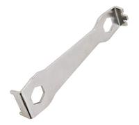 UPALDHOU Strumento da Dado a da 9 Mm 10 Mm Chiave di Rimozione Manovella Chiave di in Acciaio Inossidabile Multifunzionale Canner con Dadi Dentellati Design per Manutenzione della Bici