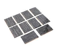 UPALDHOU Strumento di Riparazione Pneumatici Comodo Tappo in Gomma per Pneumatici per Auto e Moto, 100 Tappi Sigillanti 100 X 3 Mm per Un Rapido Recupero dalle Forature (Black)