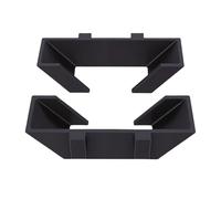 UPALDHOU Supporto da Parete per Racchetta da Tennis, 2 Pezzi Sicuro Antiscivolo per Evitare Graffi Gancio per Racchetta per Recinzione del Campo Sportivo (Black)