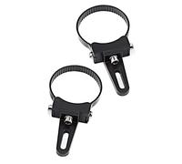 UPALDHOU Supporto del Tubo Supporto per il Morsetto per la Barra della Luce a LED Nella Barra, Protezione della Griglia, Pieghe per Auto, Gruppo in Alluminio per la Maggior Parte dei Veicoli (3in)