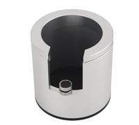 UPALDHOU Supporto Manipolatore in Lega di Alluminio Premium per il Portfilter 51 Mm 53 Mm di 58, Stazione Tampos di Altezza Regolabile per gli Amanti del caffè (SILVER)