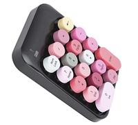 UPALDHOU Tastiera Digitale Wireless Tastiera 2,4 G di Cioccolato, Pulsante Silenzioso per Input Silenziosi, 12 Mesi di Durata della Batteria, Semplice Correzione del Testo, Compatibile con Windios