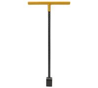 UPALDHOU Tasto Metro per L'acqua in Acciaio Ergonomico T Chiave di Pavimentazione Mandura per Rubinetti delle Valvole, Materiale in Acciaio Premium, Strumento Utile a 4 Vie Applicabile per le (YELLOW)