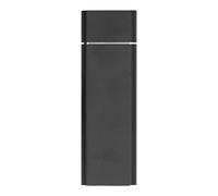 UPALDHOU USB C SSD Tipo di Accesso Ad Alta velocità Tipo di C M.2 NGFF Disco Rigido Portatile, Materiale in Lega di Alluminio, Compatibile con 7/10, Dimensioni Ridotte (BLACK)