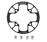 UPANBIKE Montain Bike Chainring Guard 104 BCD Lega di Alluminio Anello Protezione Copertura per 32 ~ 34T 36 ~ 38T 40 ~ 42T Pignoni Corona (32T-34T, Nero)