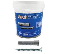 Upat UVD II 5x25 S Barattolo 280 Tasselli con Vite