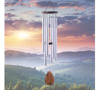 UpBlend Outdoors Campanelli a vento per esterni, regalo per la mamma, tono profondo, regalo di simpatia per la perdita della persona cara, decorazione per patio, campanelli a vento commemorativi, 96,5