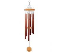 UpBlend Wailua - Campanelli a vento in rame rosso da 73,7 cm per esterni, decorazioni per casa, patio, cortile e giardino, campanelli a vento in rame per esterni, regalo di simpatia, regalo di