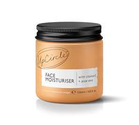 UpCircle Crema idratante viso Jumbo con polvere di argan, 120 ml, crema giorno nutriente, vitamina E, aloe vera, glicerina, karitè e burro di cocco, naturale, vegana e cruelty-free