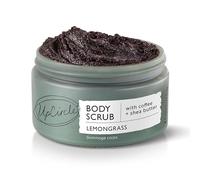 UpCircle Scrub esfoliante per il corpo al caffè con citronella, 220 ml, sale marino, lime + olio di cocco, esfolia la pelle + migliora la circolazione, esfoliante naturale vegano per una pelle morbida e liscia