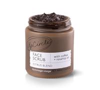 UpCircle Scrub viso al caffè - Miscela di agrumi per pelli normali e secche 100 ml - Burro di karité, cocco e olio di rosa canina - Esfoliante viso naturale e vegano per una pelle morbida e liscia
