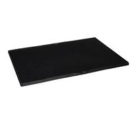 Update International BSM1218BK 18 x 12 Rubber Bar Service Mat
