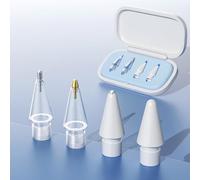 UPDENI - Punte di ricambio per Apple Pencil, pennino fine piont adatto per Apple 2nd 1st Gen USB-C, e Logitech Crayon Digital Pencil, iPod Pro, confezione da 4