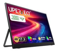 Monitor Portatile 4K Display Mobile UPERFECT 17 Pollici con Rapporto di Contrasto 3840 * 2160 1500:1 Luminosità 500 Nit Schermo IPS HDMI 2 USB C per Laptop PC Macboo Xbo PS4/5 Switch, Compatibile VESA