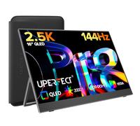 UPERFECT Monitor Portatile 144Hz 2.5K 16” da Gioco, QLED 100% DCI-P3, QHD 400 Nit 2000:1, USB-C e HDMI, Compatibile VESA e con Custodia Protettiva, Secondo Schermo per Laptop, PC e Console di Gioco