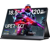 UPERFECT Monitor portatile da 18,5 pollici 120Hz 1080P FHD Matte Monitor USB C mini display HDMI, con foro VESA/Smart Cover, monitor esterno per laptop/PS4/5/telefono/PC
