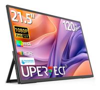UPERFECT Monitor portatile da 21,5" 120HZ Ampio display da gioco con schermo esterno HDMI tipo C per laptop Steamdeck MacBook Phone