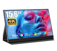 UPERFECT Monitor Portatile QLED 4K 15,6 Pollici Schermo Display 100% AdobeRGB 1500:1 500Nits con MINI HDMI Type-C USB OTG Porta & Copertura Magnetica, Compatibile con Laptop, Telefona, PC, Switch