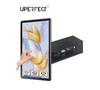 UPERFECT Monitor Touchscreen da 15.6 pollici schermo 1080P IPS Raspberry Pi con altoparlanti LCD VESA HDMI DVI VGA per telefono PC portatile PS4