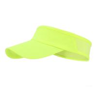 UPF 50+ Cappello da sole a tesa larga in poliestere traspirante per esterni | Classificazione UPF 50+, blocca il 98% dei raggi UV, ombra a tesa larga, collo, sicurezza all'aperto (#6 verde fluorescente M