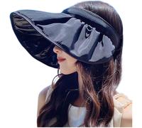 UPF50+ Cappello Sole Spiaggia UPF50+ Protezione Blocchi 95% UV Nero Inter