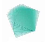 Upfasixy Copertura protettiva in policarbonato trasparente per saldatura, piastra di ricambio per casco da saldatura, anti goccia, resistente al fuoco, per applicazioni elettriche di saldatura (133 x