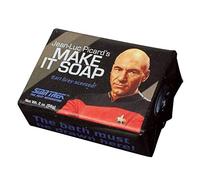 UPG - Make it soap | Star Trek Sapone con aroma Earl Grey | sapone per le mani solido | 1 pezzo Jean Luc Picard | sapone da doccia per uomini e donne | regalo per gli appassionati di Star Trek per